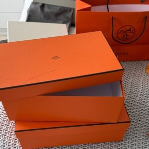Hermès Vibrant Orange Box Set